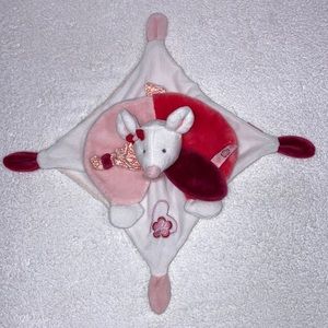 Doudou et Compagnie Parid Clementine La Souris Baby Mouse Lovey Security Blanket